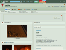 Tablet Screenshot of hiskitty.deviantart.com