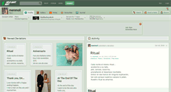 Desktop Screenshot of menmoli.deviantart.com