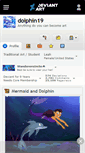 Mobile Screenshot of dolphin19.deviantart.com