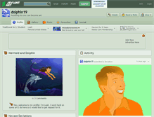 Tablet Screenshot of dolphin19.deviantart.com