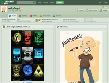 Tablet Screenshot of kefkafloyd.deviantart.com