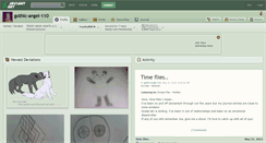 Desktop Screenshot of gothic-angel-110.deviantart.com