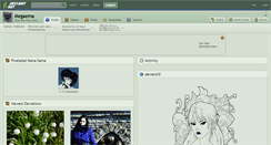 Desktop Screenshot of megaema.deviantart.com