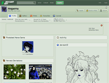 Tablet Screenshot of megaema.deviantart.com