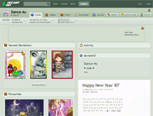 Tablet Screenshot of dance-4u.deviantart.com