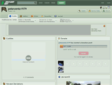 Tablet Screenshot of petewentz1979.deviantart.com