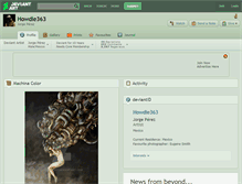 Tablet Screenshot of howdie363.deviantart.com