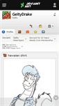 Mobile Screenshot of geltydrake.deviantart.com