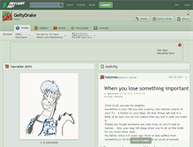 Tablet Screenshot of geltydrake.deviantart.com