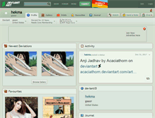Tablet Screenshot of hekma.deviantart.com