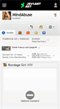 Mobile Screenshot of mindabuse.deviantart.com