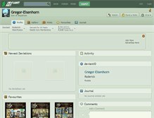 Tablet Screenshot of gregor-eisenhorn.deviantart.com