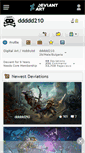 Mobile Screenshot of ddddd210.deviantart.com