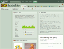 Tablet Screenshot of old-schoolzelda.deviantart.com