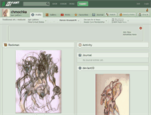 Tablet Screenshot of chmochka.deviantart.com