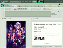 Tablet Screenshot of bw-inc.deviantart.com
