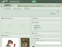Tablet Screenshot of berglinda.deviantart.com