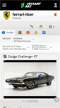 Mobile Screenshot of ferrari-liker.deviantart.com