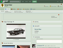 Tablet Screenshot of ferrari-liker.deviantart.com
