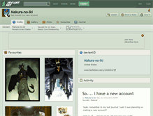 Tablet Screenshot of makura-no-iki.deviantart.com