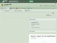 Tablet Screenshot of lucario1759.deviantart.com