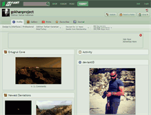 Tablet Screenshot of gokhanproject.deviantart.com