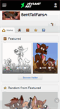 Mobile Screenshot of benttailfans.deviantart.com