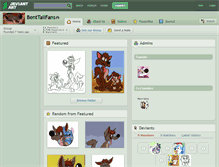 Tablet Screenshot of benttailfans.deviantart.com