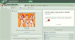 Desktop Screenshot of future-kage-club.deviantart.com
