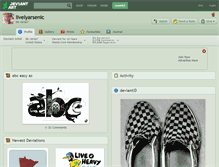 Tablet Screenshot of livelyarsenic.deviantart.com