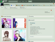 Tablet Screenshot of krestersy.deviantart.com