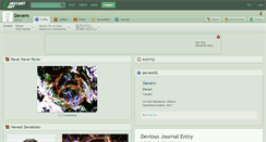 Desktop Screenshot of devern.deviantart.com