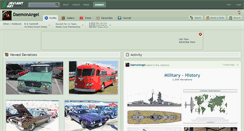 Desktop Screenshot of daemonangel.deviantart.com