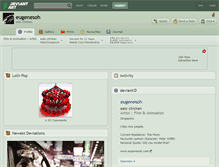 Tablet Screenshot of eugenesoh.deviantart.com