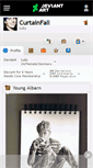 Mobile Screenshot of curtainfall.deviantart.com