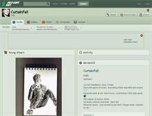 Tablet Screenshot of curtainfall.deviantart.com