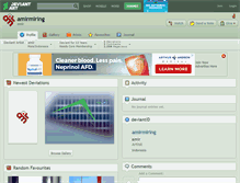 Tablet Screenshot of amirmiring.deviantart.com