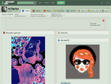 Tablet Screenshot of mcrgripa.deviantart.com
