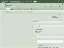 Tablet Screenshot of chasacosta.deviantart.com