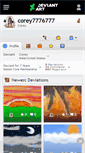 Mobile Screenshot of corey7776777.deviantart.com
