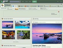 Tablet Screenshot of furiousxr.deviantart.com