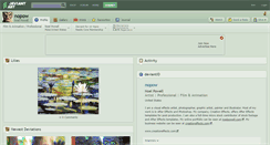 Desktop Screenshot of nopow.deviantart.com