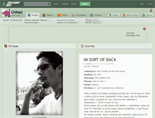 Tablet Screenshot of chinax.deviantart.com