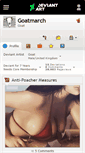 Mobile Screenshot of goatmarch.deviantart.com