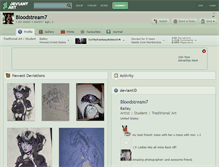 Tablet Screenshot of bloodstream7.deviantart.com