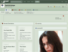 Tablet Screenshot of darkgirlshope.deviantart.com