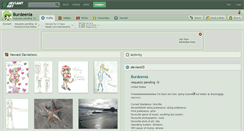 Desktop Screenshot of burdeenia.deviantart.com