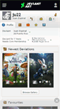 Mobile Screenshot of ju22.deviantart.com