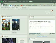 Tablet Screenshot of ju22.deviantart.com