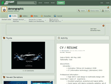 Tablet Screenshot of denongraphic.deviantart.com